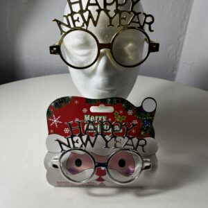 PARTY GLASS HAPPY NEW YEAR PLASTIC 13.5