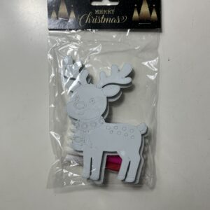 DIY EVA REINDEER PAINTING SET 13C 2PC/PK