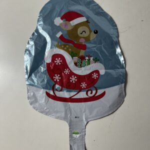 FOIL BALLOON ON STICK XMAS 2026+17/EA