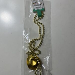 PARTY NECKLACE COWBOY HAT/EACH
