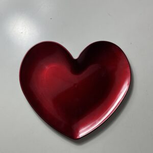 PLASTIC PLATE HEART 3D (S) 19X18CM/EACH