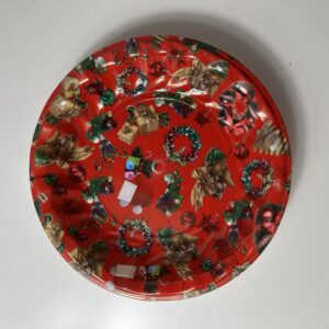 PLASTIC PLATE GINGERMAN (S) D23.5CM/EACH