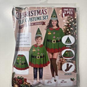 CHILD COSTUME XMAS GR 3 PC SET/EACH
