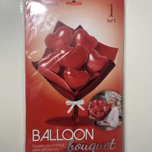 BALLOON BOUQET HEART 10”/EACH