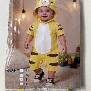 CHILD COSTUME SHORT TIGER ONESIE/EACH