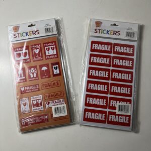 STICKER FRIGILE ASST.5PCS/PACK
