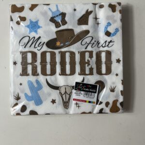 SERVIETTE RODEO COWGIRL 33X33CM 20PC/PK