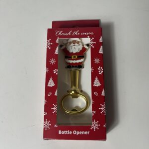 BOTTLE OPENER SANTA L10CM/EACH