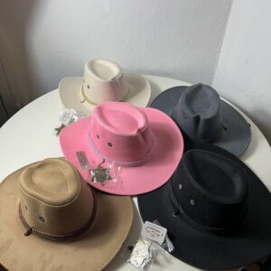 HAT COWBOY WITH SHERIF BADGE 35X39CM/EA