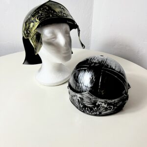HELMET PVC ROMAN GLADIATOR 26X24CM/EACH
