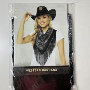 WESTERN BANDANA SCARF 65X65CM/EACH