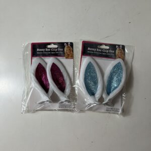 BUNNY EAR CLIP ONS 5.5X11CM 2PCS/CARD