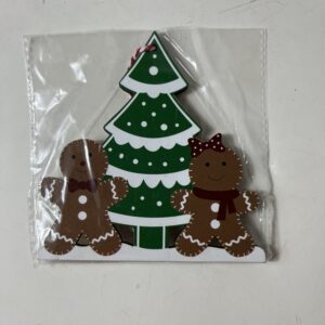 XMAS HANGING DECO GINGERMAN TREE 11CM/E