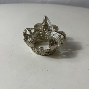 XMAS DECO CROWN GLITTERISH 7X5CM/EACH