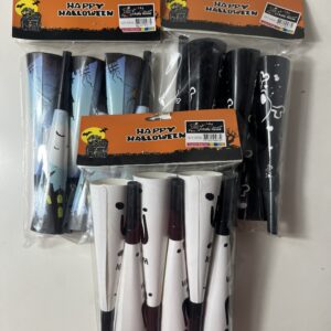 PARTY PAPER HORN HALLOWEEN 6PC/PK