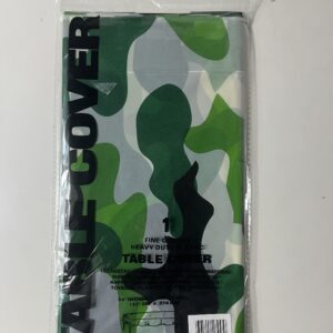 PLASTIC TABLE COVER ARMY PRINT 137X247CM