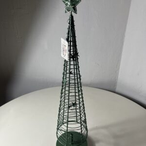 XMAS IRON DECO TREE 54CM WITH LIGHTS