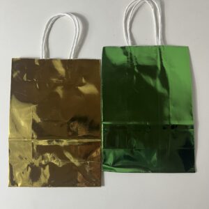 GIFT BAG LASER 15X21X8CM/EACH