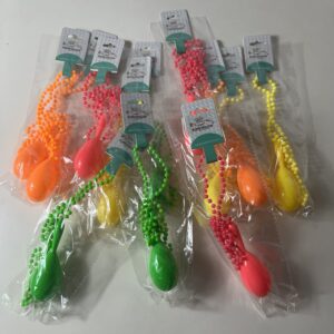 PARTY NECKLACE MARACA NEON L80CM/EACH