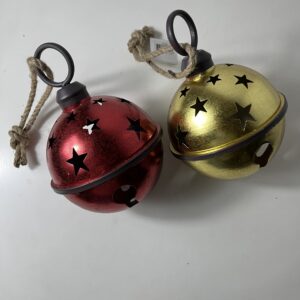 IRON DECO BELL ROUND D24CM/EACH