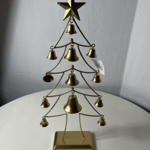 IRON DECO TREE BELLS TRIANGLE 23.5X54C