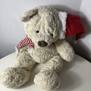 SOFT TOY TEDDY BEAR WITH RED HAT L70CM/E