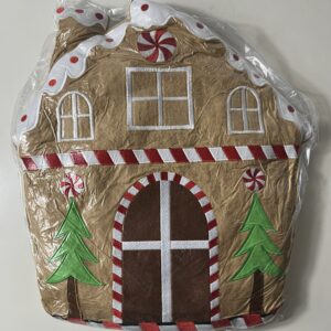 SOFT PILLOW GINGERMAN HOUSE 37X43CM/EACH