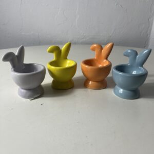 CERAMIC HOLDER BUNNY 5.5X7.5CM/EACH