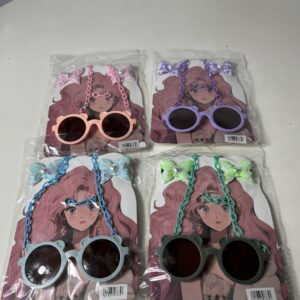 HAIR ACC WITH SUNGLASS ON CARD/EACH