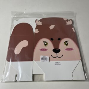 PARTY BOX ANIMAL 16X9X9CM CLEAR/EACH