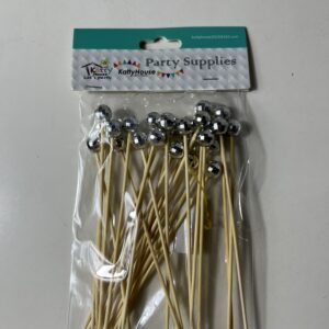 BAMBOO STICK 12CM DISCO BALL 24PCS PACK