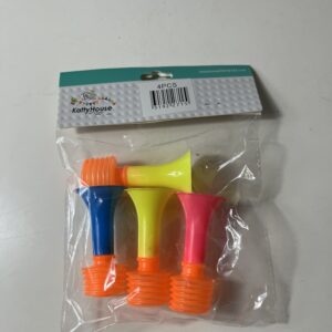 TOY HORN 4PCS PACK 3.5X8CM/EACH PACK