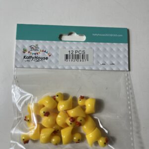 TOY DUCK 1.5CM 12PCS PACK/EACH PACK